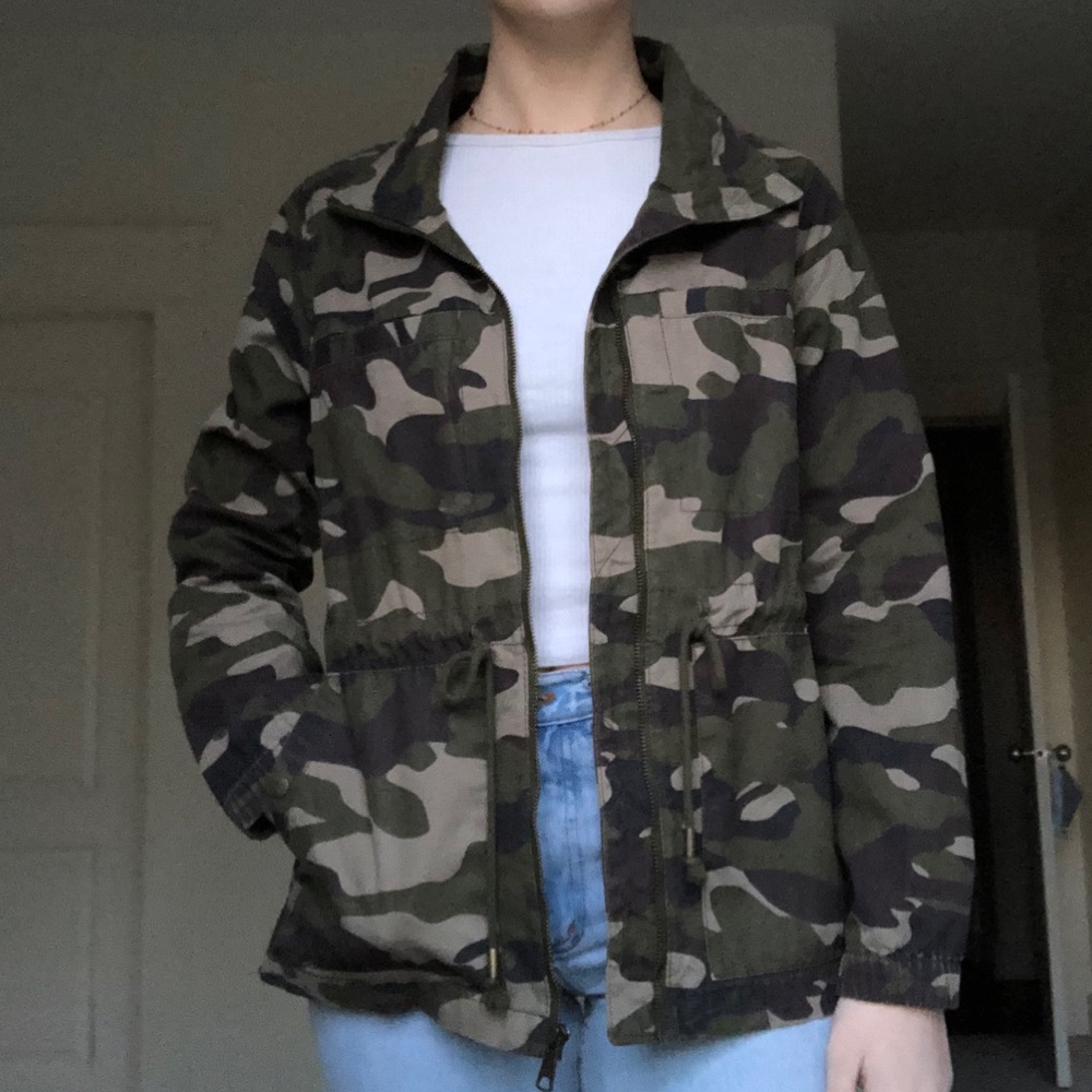 Camo utility jacket